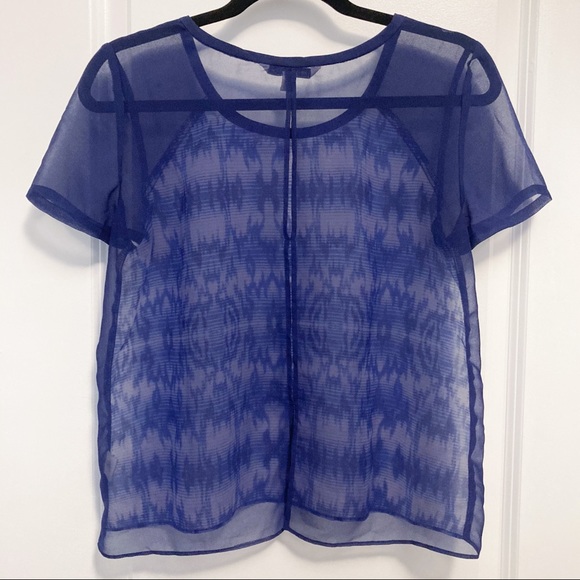 American Eagle Sheer Patterned Top - Picture 2 of 5